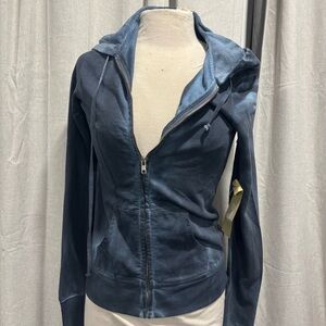 Women's Rock Star size XS Blue Hoodie Jacket